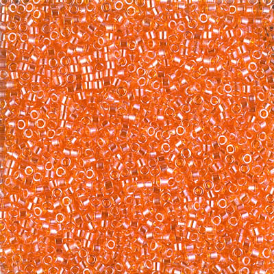 DB1887: Transparent Orange Luster 11/0 Miyuki Delica Bead 