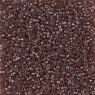 DB1891: Transparent Dark Topaz Luster 11/0 Miyuki Delica Bead 
