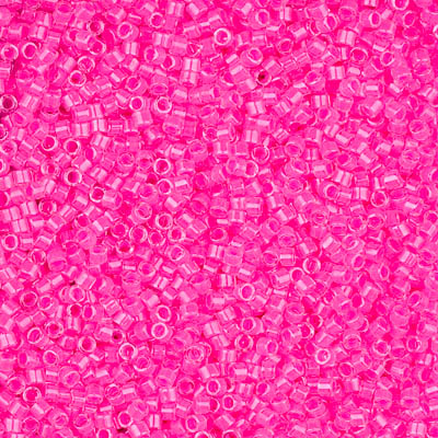 DB2035:  Luminous Wild Strawberry 11/0 Miyuki Delica Bead 