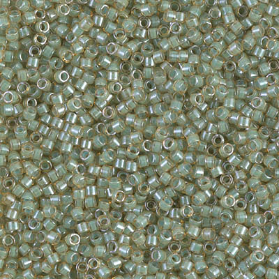 DB2052:  Luminous Asparagus Green 11/0 Miyuki Delica Bead 