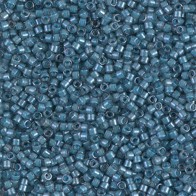 DB2054:  Luminous Dusk Blue 11/0 Miyuki Delica Bead 
