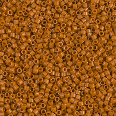 DB2108:  Duracoat Dyed Opaque Persimmon 11/0 Miyuki Delica Bead 