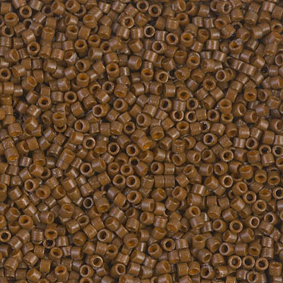 DB2142:  Duracoat Dyed Opaque Cognac 11/0 Miyuki Delica Bead 