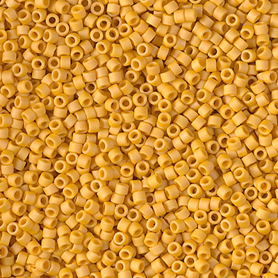 DB2285:  Matte Opaque Glazed Banana 11/0 Miyuki Delica Bead   100 grams 