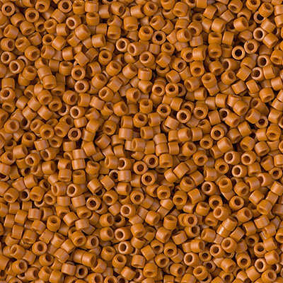 DB2287:  Matte Opaque Glazed Persimmon 11/0 Miyuki Delica Bead   100 grams 