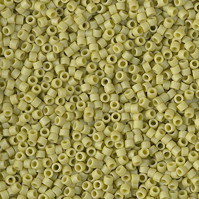 DB2290:  Matte Opaque Glazed Spring Green 11/0 Miyuki Delica Bead   100 grams 