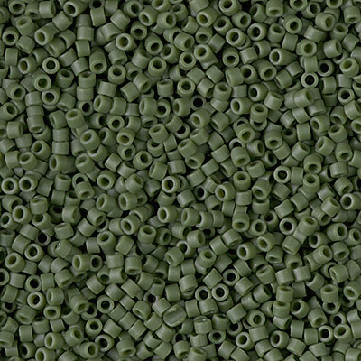 DB2291:  Matte Opaque Glazed Avocado 11/0 Miyuki Delica Bead   100 grams 