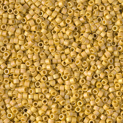 DB2302:  Matte Opaque Glazed Citron AB 11/0 Miyuki Delica Bead   100 grams 