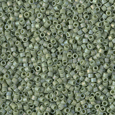 DB2310:  Matte Opaque Glazed Pistachio AB 11/0 Miyuki Delica Bead   100 grams 