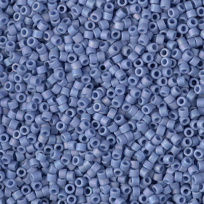 DB2318:  Matte Opaque Glazed Mermaid Blue AB 11/0 Miyuki Delica Bead   100 grams 