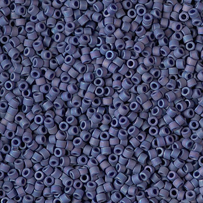DB2319:  Matte Opaque Glazed Navy AB 11/0 Miyuki Delica Bead   100 grams 