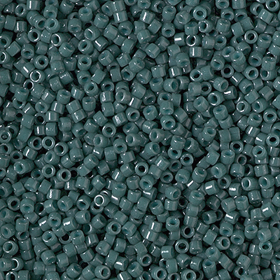 DB2358:  Duracoat Opaque Dyed Evergreen 11/0 Miyuki Delica Bead 