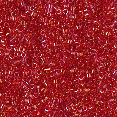 DB2374:  Inside Dyed Scarlet 11/0 Miyuki Delica Bead 