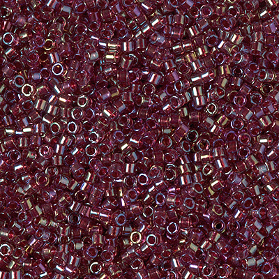 DB2375:  Inside Dyed Red 11/0 Miyuki Delica Bead 