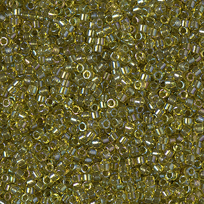 DB2377:  Inside Dyed Lime 11/0 Miyuki Delica Bead 