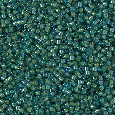 DB2381:  Inside Dyed Spruce 11/0 Miyuki Delica Bead 