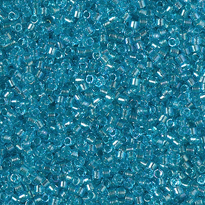 DB2382:  Inside Dyed Aqua 11/0 Miyuki Delica Bead 