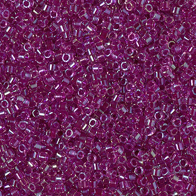 DB2389:  Inside Dyed Magenta 11/0 Miyuki Delica Bead 