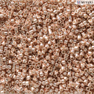 DB2503:  Duracoat Galvanized Bright Copper 11/0 Miyuki Delica Bead 