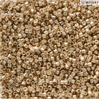 DB2504:  Duracoat Galvanized Rose Champagne 11/0 Miyuki Delica Bead 