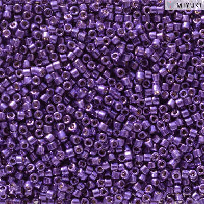 DB2510:  Duracoat Galvanized Lilac Night 11/0 Miyuki Delica Bead 