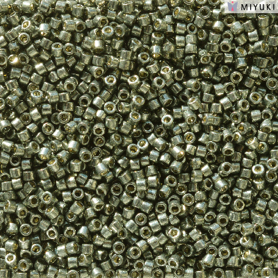 DB2512:  Duracoat Galvanized Dk Steel Green 11/0 Miyuki Delica Bead 