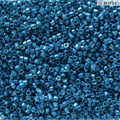DB2514:  Duracoat Galvanized Dk Capri Blue 11/0 Miyuki Delica Bead 