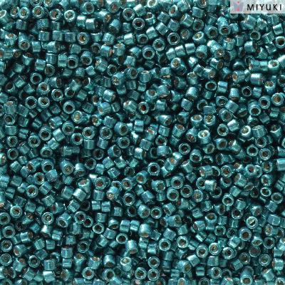DB2515:  Duracoat Galvanized Poseidon Blue 11/0 Miyuki Delica Bead 