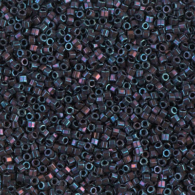 DBC-0025:  Metallic Blue Iris Cut 11/0 Miyuki Delica Bead 