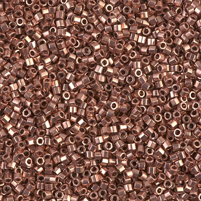 DBC-0040:  Copper Plated Cut 11/0 Miyuki Delica Bead 