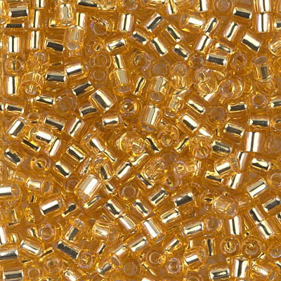 DBL-0042:  Silverlined Gold 8/0 Miyuki Delica Bead 