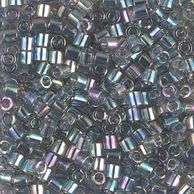 DBL-0107:  Transparent Gray Gold Luster 8/0 Miyuki Delica Bead 