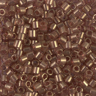 DBL-0115:  Dark Topaz Gold Luster 8/0 Miyuki Delica Bead 