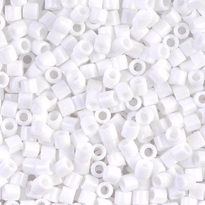 DBL-0200:  White 8/0 Miyuki Delica Bead 