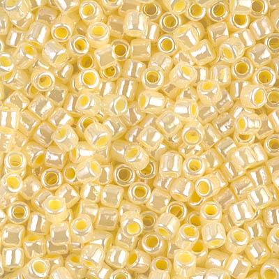 DBL-0232:  Light Lemon Ice Ceylon 8/0 Miyuki Delica Bead 