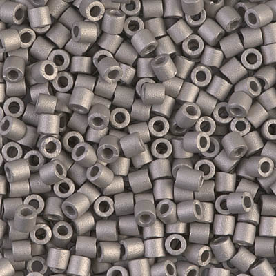 DBL-0321:  Matte Nickel Plated 8/0 Miyuki Delica Bead 
