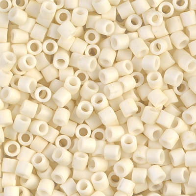 DBL-0352:  Matte Opaque Cream 8/0 Miyuki Delica Bead 