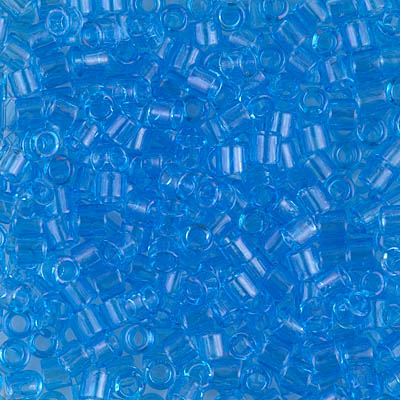 DBL-0706:  Transparent Aqua 8/0 Miyuki Delica Bead 