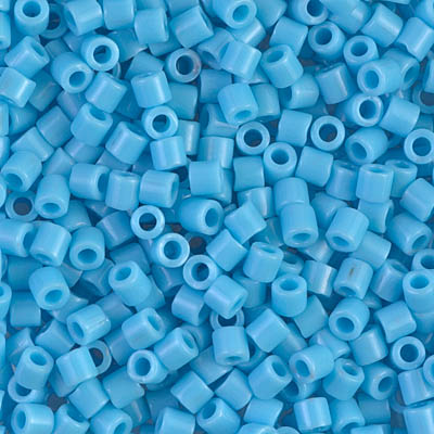 DBL-0725:  Opaque Turquoise Blue 8/0 Miyuki Delica Bead 
