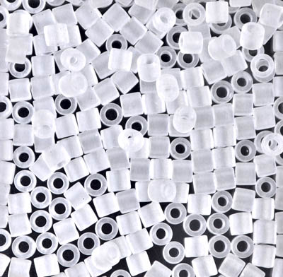 DBL-0741:  Matte Crystal 8/0 Miyuki Delica Bead 