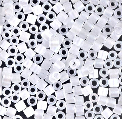 DBL-0851:  Matte Crystal AB 8/0 Miyuki Delica Bead 