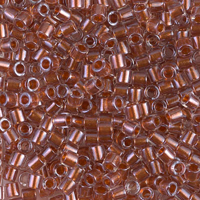 DBL-0915:  Sparkling Ginger Lined Crystal 8/0 Miyuki Delica Bead 