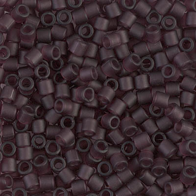 DBL-1264:  Matte Transparent Mauve 8/0 Miyuki Delica Bead 