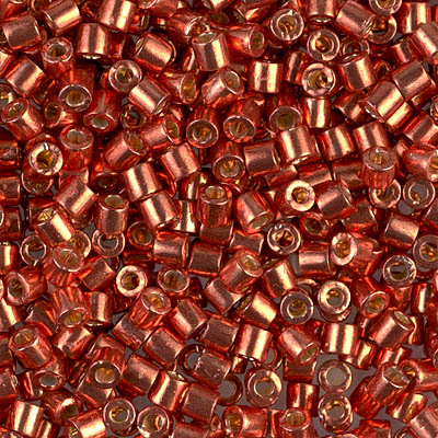 DBL-1837:  Duracoat Galvanized Pink Blush 8/0 Miyuki Delica Bead 
