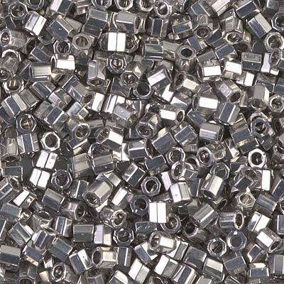 DBLC-0038:  Palladium Plated Cut 8/0 Miyuki Delica Bead 