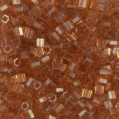 DBLC-0121:  Apricot Topaz Gold Luster Cut 8/0 Miyuki Delica Bead 