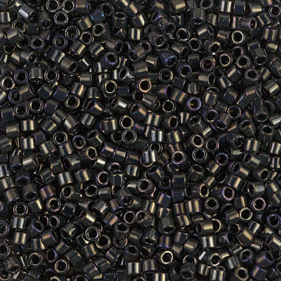 DBM0007:  Metallic Brown Iris 10/0 Miyuki Delica Bead 