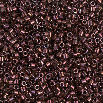 DBM0012:  Metallic Dark Raspberry 10/0 Miyuki Delica Bead 