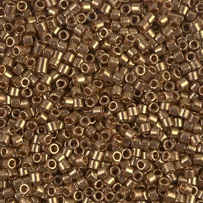DBM0022L:  Metallic Light Bronze 10/0 Miyuki Delica Bead 