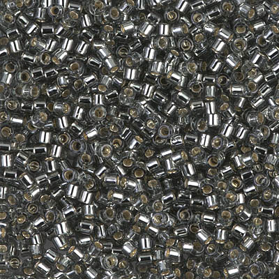 DBM0048:  Silverlined Light Gray 10/0 Miyuki Delica Bead 